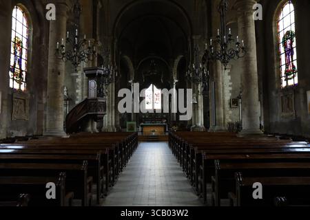 Saint-Dagobert Church, Longwy, Meurthe et Moselle, Frankreich Stockfoto