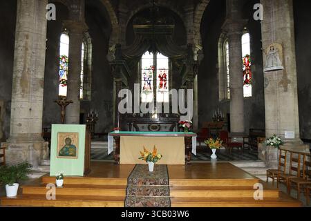 Saint-Dagobert Church, Longwy, Meurthe et Moselle, Frankreich Stockfoto