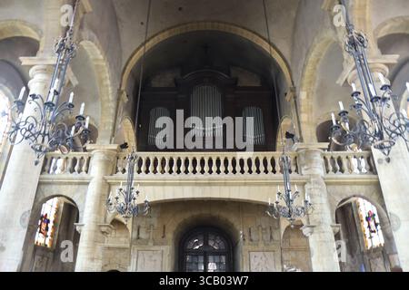 Saint-Dagobert Church, Longwy, Meurthe et Moselle, Frankreich Stockfoto