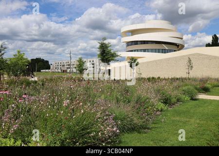 Stadt der Klimaten und Weine des Burgunds, Außenansicht, Stadt Beaune, Departement Côte d'Or, Frankreich Stockfoto