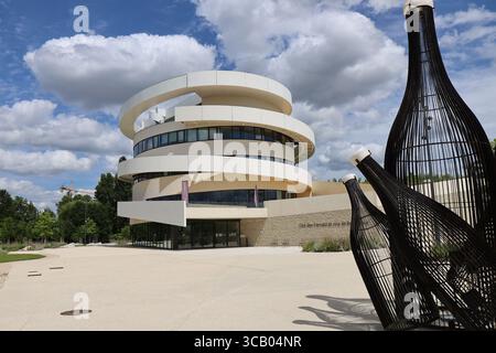 Stadt der Klimaten und Weine des Burgunds, Außenansicht, Stadt Beaune, Departement Côte d'Or, Frankreich Stockfoto
