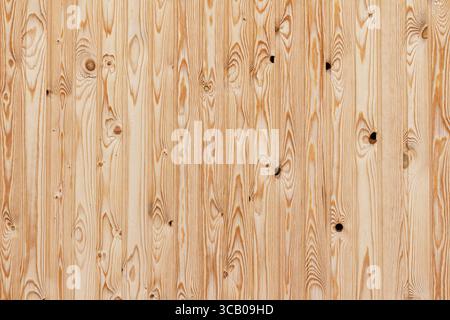 Hellbraune Holzdielen Wandstruktur Hintergrund. Architekturdetails abstrakte Textur Stockfoto