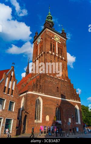 St. Katharinen Kirche in Danzig, Polen Stockfoto