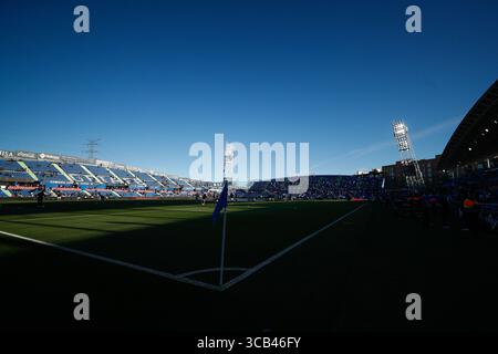 19. März 2023, GETAFE, MADRID, SPANIEN: Allgemeine Ansicht während der spanischen Liga, La Liga Santander, Fußballspiel zwischen Getafe FC und Sevilla CF am 19. März 2023 im Stadion Coliseum Alfonso Perez in Madrid, Spanien. (Kreditbild: © Oscar J. Barroso/AFP7 via ZUMA Press Wire) Stockfoto