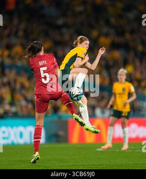 08. August 2023: Cortnee Vine (Australien) und Simone Boye (Dänemark ...