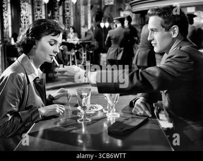 Januar 2023, USA: Jean Simmons, Paul Newman, am Set des Films, „Until They Sail“, MGM, 1957 (Bild: © JT Vintage via ZUMA Press Wire) Stockfoto