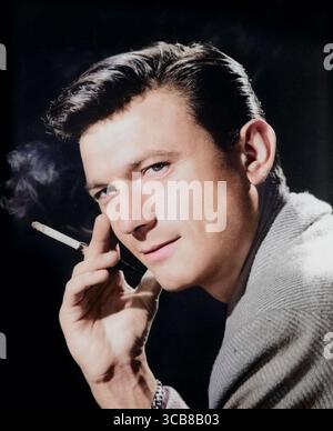 Mai 2021, USA: Lawrence Harvey, Head and Shoulders Publicity Portrait for the Film, ''Walk on the Wild Side'', Columbia Pictures, 1962 (Credit Image: © JT Vintage/Glasshouse Via ZUMA Press Wire) Stockfoto