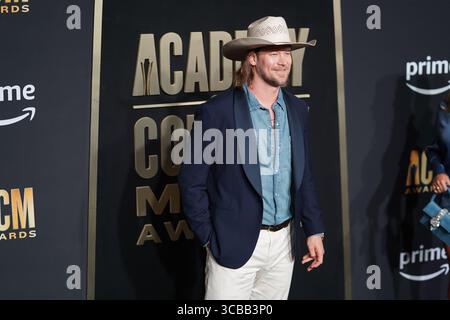11. Mai 2023, Dallas, Texas, USA: Brian Kelley posiert für die Fotografen beim Red Carpet der 58. Academy of Country Music Awards im Ford Center at the Star in Frisco, Texas am Donnerstag, den 11. Mai 2023. (Foto: © Javier Vicencio/ZUMA Press Wire) Stockfoto