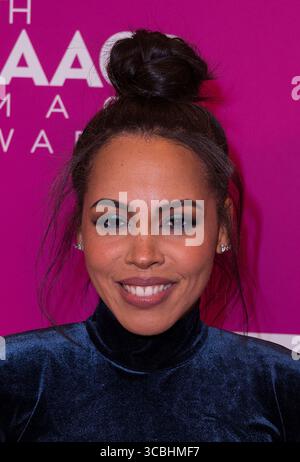 4. Februar 2023, Century City, Kalifornien, USA: Amirah Vann auf dem roten Teppich des 54. NAACP Image Awards – Nominees Luncheon am Samstag, 4. Februar 2023 im Fairmont Century Plaza in Century City, Kalifornien. JAVIER ROJAS/PI (Foto: © Prensa Internacional Via ZUMA Press Wire) Stockfoto
