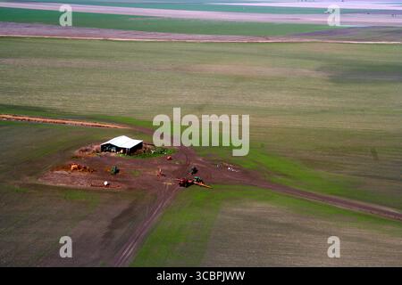 Ackerland auf der liverpool Plains im Norden nsw Stockfoto