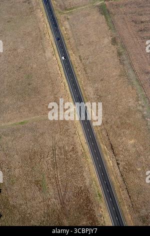 Ackerland auf der liverpool Plains im Norden nsw Stockfoto