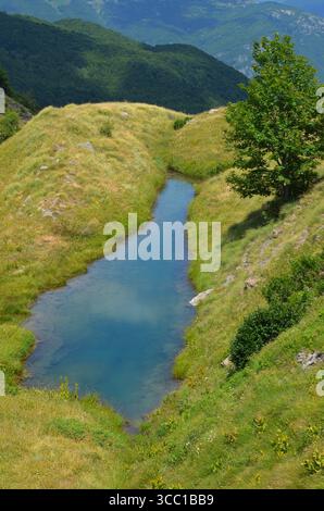 Mavrovo Nationalpark in Nordmazedonien Stockfoto