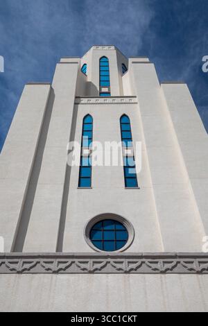 Wheat Ridge, Colorado - der Tower of Memories, ein Mausoleum auf dem Crown Hill Cemetery, auch bekannt als Olinger Cemetery. Stockfoto