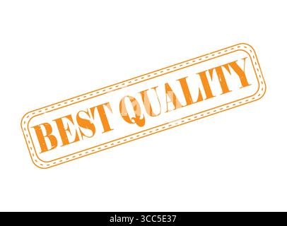 Ein hochwertiges Gummisiegel mit Umriss Stock Vektor