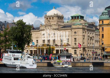Royal Dramatic Theatre im Jugendstilgebäude in Nybroplan, Stockholm, Schweden Stockfoto