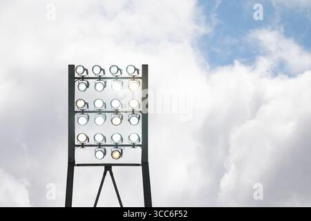 Herning, Dänemark. August 2025. Superligakampen mellem FC Midtjylland og FC Fredericia paa MCH Arena i Herning soendag den 10. august 2025. Quelle: Ritzau/Alamy Live News Stockfoto