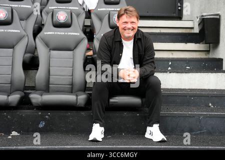 Herning, Dänemark. August 2025. Superligakampen mellem FC Midtjylland og FC Fredericia paa MCH Arena i Herning soendag den 10. august 2025. Quelle: Ritzau/Alamy Live News Stockfoto
