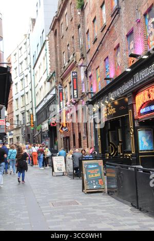 Mathew Street in Liverpool Stockfoto