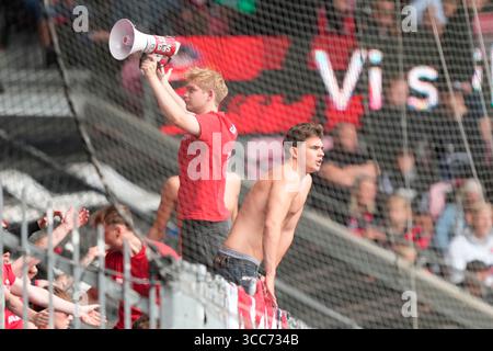 Herning, Dänemark. August 2025. Superligakampen mellem FC Midtjylland og FC Fredericia paa MCH Arena i Herning soendag den 10. august 2025. Quelle: Ritzau/Alamy Live News Stockfoto