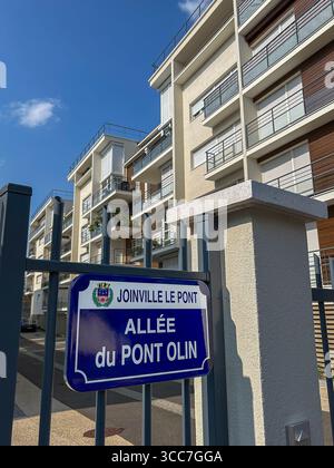 Joinville-le-Pont, Frankreich, Private Apartmenthäuser, Moderne Architektur, Pariser Vororte, Vorderansicht, Östliche Vororte Stockfoto
