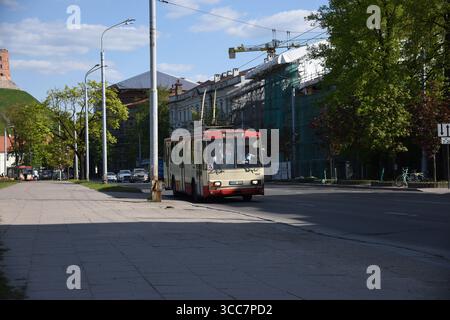 Skoda 14Tr Trolleybus Stockfoto