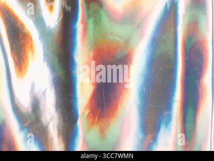 Bildschirm defekt. Fehlerhafte Farbstatik. Verschobenes Bildlicht verzerrt die unscharfe Anzeige. Künstlerischer lebendiger psychedelischer abstrakter Wellenhintergrund. Stockfoto