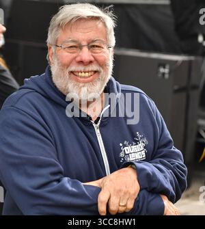 San Francisco, USA. August 2025. Steve Wozniak, Mitgründer von Apple Computer, wurde am 8. August 2025 in San Francisco im Golden Gate Park gesehen. Foto: Casey Flanigan/imageSPACE Credit: Imagespace/Alamy Live News Stockfoto