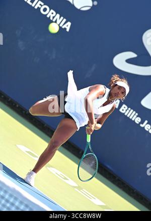 San Diego, Kalifornien, USA. August 2025. Alyssa Ahn gewinnt USTA 18s Girls USTA National Championships Credit: Travis Vandenberg/Alamy Live News Stockfoto