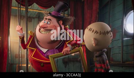 Stich Head ist ein Film von Steve Hudson aus dem Jahr 2025. Es folgt Stitch Head, einer kleinen Kreatur, die von einem verrückten Professor in einer Burg geweckt wurde, um die anderen Kreationen des Professors vor den Bürgern der Grubber-Nubbin zu schützen. Stockfoto