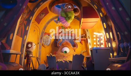 Stich Head ist ein Film von Steve Hudson aus dem Jahr 2025. Es folgt Stitch Head, einer kleinen Kreatur, die von einem verrückten Professor in einer Burg geweckt wurde, um die anderen Kreationen des Professors vor den Bürgern der Grubber-Nubbin zu schützen. Stockfoto