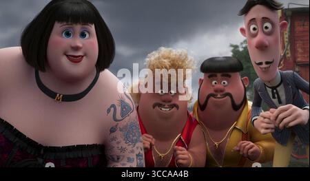 Stich Head ist ein Film von Steve Hudson aus dem Jahr 2025. Es folgt Stitch Head, einer kleinen Kreatur, die von einem verrückten Professor in einer Burg geweckt wurde, um die anderen Kreationen des Professors vor den Bürgern der Grubber-Nubbin zu schützen. Stockfoto