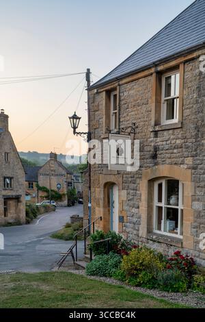 Am frühen Morgen in Guiting Power, Cotswolds, Gloucestershire, England Stockfoto