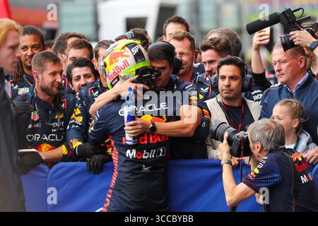 21. Juli 2023, Spa Francorchamps, Rieti, Belgien: Während des Rennens am Sonntag, 30. Juli, FORMEL-1-MSC-KREUZFAHRTEN VON BELGIEN GRAND PRIX 2023 - 28. Juli bis 30. Juli 2023 Spa Francorshamps, Belgien (Foto: © Alessio de Marco/ZUMA Press Wire) Stockfoto