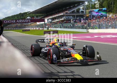 21. Juli 2023, Spa Francorchamps, Rieti, Belgien: Während des Rennens am Sonntag, 30. Juli, FORMEL-1-MSC-KREUZFAHRTEN VON BELGIEN GRAND PRIX 2023 - 28. Juli bis 30. Juli 2023 Spa Francorshamps, Belgien (Foto: © Alessio de Marco/ZUMA Press Wire) Stockfoto