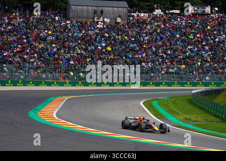 21. Juli 2023, Spa Francorchamps, Rieti, Belgien: Während des Rennens am Sonntag, 30. Juli, FORMEL-1-MSC-KREUZFAHRTEN VON BELGIEN GRAND PRIX 2023 - 28. Juli bis 30. Juli 2023 Spa Francorshamps, Belgien (Foto: © Alessio de Marco/ZUMA Press Wire) Stockfoto