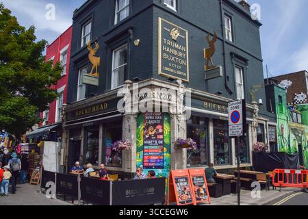 London, Großbritannien. August 2025. Außenansicht des Bucks Head Pub in Camden. Quelle: Vuk Valcic/Alamy Stockfoto