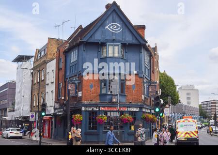 London, Großbritannien. August 2025. Außenansicht des Camden Eye Pub in Camden. Quelle: Vuk Valcic/Alamy Stockfoto