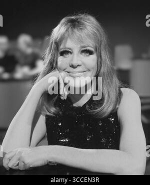 Hildegard Knef. Porträt der deutschen Schauspielerin und Sängerin Hildegard Frieda Albertine Knef (1925–2002) aus dem Jahr 1969 Stockfoto