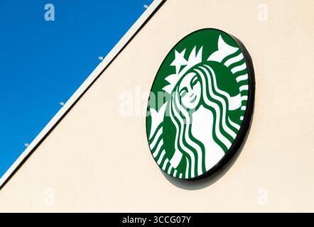 Starbucks Coffee Company Logo. Stockfoto