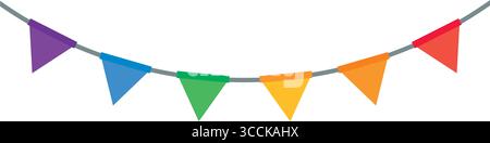 Regenbogenflaggen. Vektor Stock Vektor