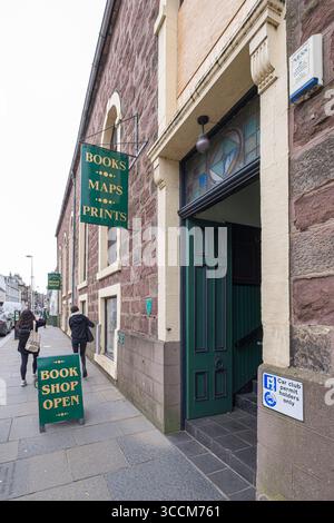Eintritt zu Leakey's Bookshop, Church Street, Inverness, Highland, Schottland, Vereinigtes Königreich Stockfoto