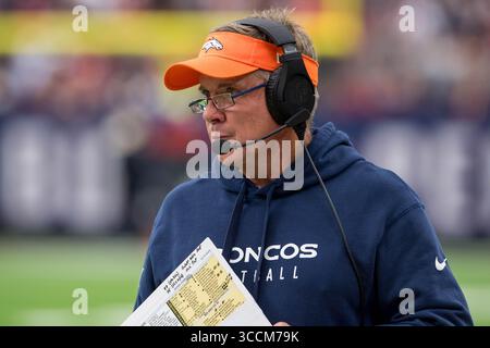 3. Dezember 2023: Denver Broncos Cheftrainer Sean Payton während eines Spiels zwischen den Denver Broncos und den Houston Texans in Houston, Texas. ..Trask Smith/CSM (Foto: © Trask Smith/CSM via ZUMA Press Wire) Stockfoto