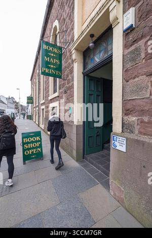 Eintritt zu Leakey's Bookshop, Church Street, Inverness, Highland, Schottland, Vereinigtes Königreich Stockfoto