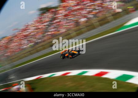 Juli 2023, Monza, MB, Italien: Oscar Piastri (aus) McLaren F1-Team..während der Qualifikation am Samstag, 2. September 2023 FORMEL 1 PIRELLI GRAN PREMIO dÂ€™ITALIA 2023 - 1. September bis 3. September Monza, MB, ITALIEN (Kreditbild: © Alessio de Marco/ZUMA Press Wire) Stockfoto