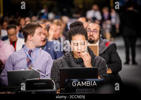 Dezember 2018 - Kattowitz, Polen - Plenarsaal von Mazowsze auf der COP24 Klimakonferenz der Vereinten Nationen in Kattowitz (Foto: © Sadak Souici/ZUMA Press Wire) Stockfoto