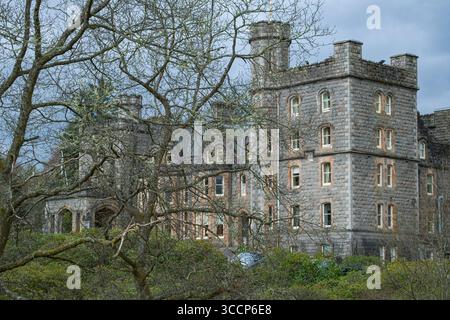 Außenansicht des Inverlochy Castle Hotel, Torlundy, Fort William, Highland, Schottland, Vereinigtes Königreich Stockfoto