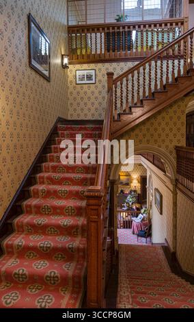 Innenausstattung des Inverlochy Castle Hotel, Torlundy, Fort William, Highland, Schottland, Vereinigtes Königreich Stockfoto