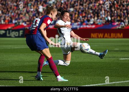 19. November 2023, Barcelona, Spanien: BARCELONA, SPANIEN - 19. NOVEMBER: .Graham Hansen vom FC Barcelona während des Liga-F-Spiels zwischen dem FC Barcelona und Real Madrid bei den Estadi Olimpic Lluis Companys am 19. November 2023 in Barcelona, Spanien (Credit Image: © David Ramirez/DAX via ZUMA Press Wire) Stockfoto