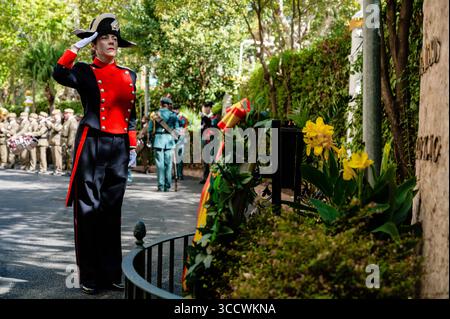 12. Oktober 2022, Sevilla, Andalusien, Spanien: Guardia Civil Officers während der Feierlichkeiten ihres Schutzpatrons und des Nationalfeiertags. (Bild: © Angel Garcia/ZUMA Press Wire) Stockfoto