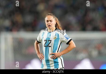 24. Juli 2023: Estefania Banini (Argentinien) spielt bei einem Spiel der Gruppe G (FIFA Frauen-Weltmeisterschaft Australien & Neuseeland 2023) in Eden Park, Auckland, Neuseeland. Kim Price/CSM (Kreditbild: © Kim Price/CSM via ZUMA Press Wire) Stockfoto